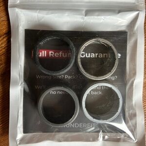 ThunderFit Silicone Rings for Men Variety 4 Pack Size 12